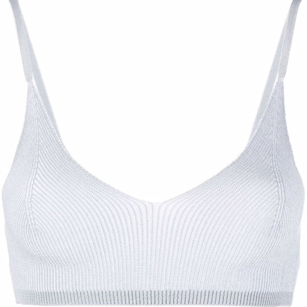 Jacquemus Grey Le Bandeau Valensole bralette